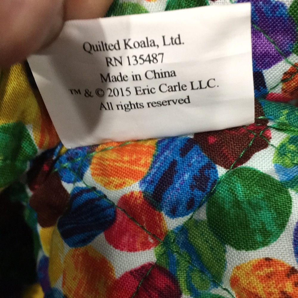Eric Carle quilted duffle bag diaper bag - Picture 11 of 14